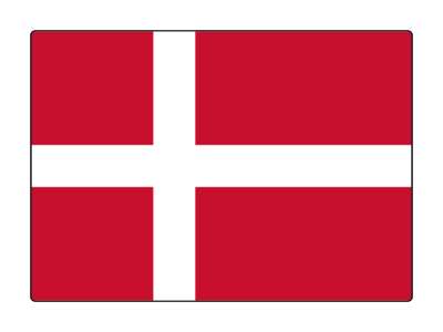 country flag national denmark stickers, magnet