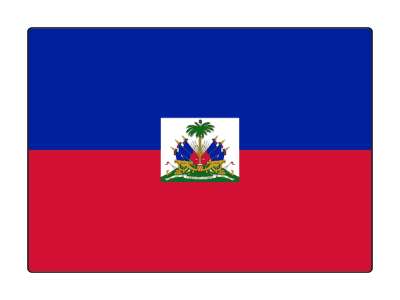 country flag national haiti haitian stickers, magnet