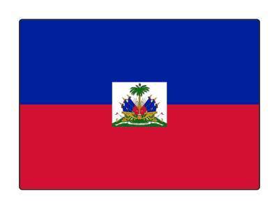 country flag national haiti haitian stickers, magnet