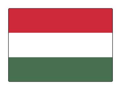 country flag national hungary hungarian stickers, magnet