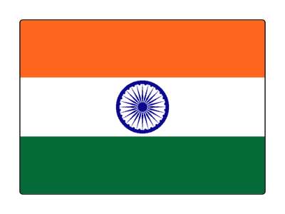 country flag national india stickers, magnet