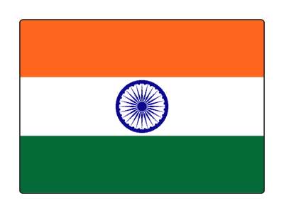 country flag national india stickers, magnet
