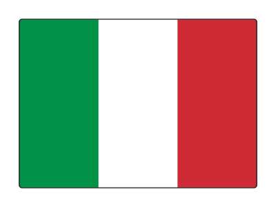 country flag national italy italian stickers, magnet