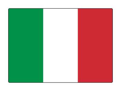 country flag national italy italian stickers, magnet