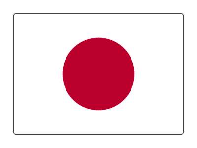 country flag national japan japanese stickers, magnet