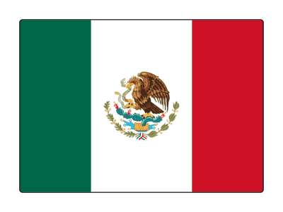 country flag national mexico mexican stickers, magnet