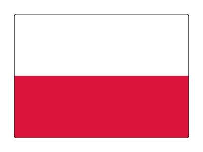 country flag national poland polish stickers, magnet