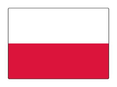 country flag national poland polish stickers, magnet
