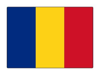 country flag national romania romanian stickers, magnet