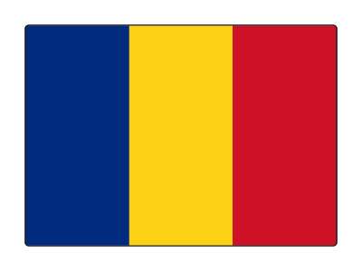 country flag national romania romanian stickers, magnet