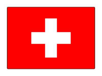 country flag national switzerland stickers, magnet