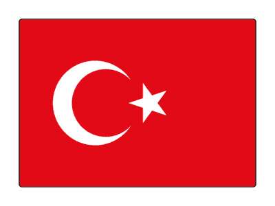 country flag national turkey stickers, magnet