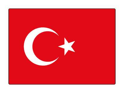 country flag national turkey stickers, magnet