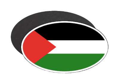 country palestinian flag palestine support stickers, magnet