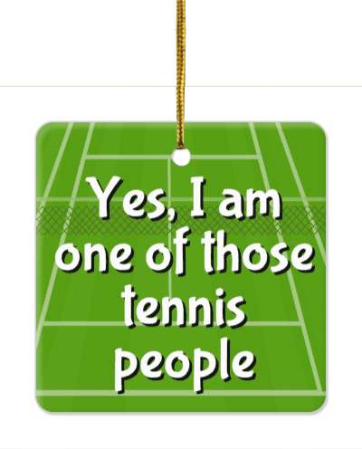 court tennis yes i am one of those tennis people stickers, magnet