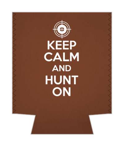 crosshair keep calm and hunt on hunting parody stickers, magnet