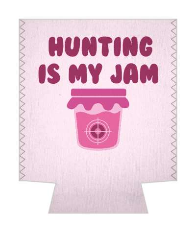 crosshairs in jar hunting is my jam wordplay funny stickers, magnet