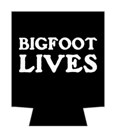 cryptozoology bigfoot lives monster stickers, magnet
