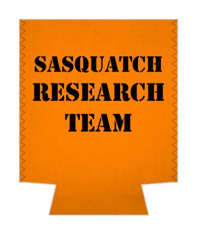 cryptozoology sasquatch research team bigfoot monster stickers, magnet