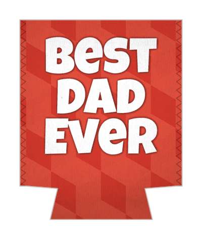 cubes red best dad ever fun stickers, magnet