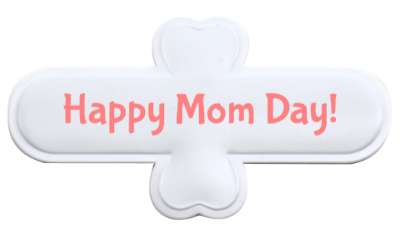 cute happy mom day celebration stickers, magnet