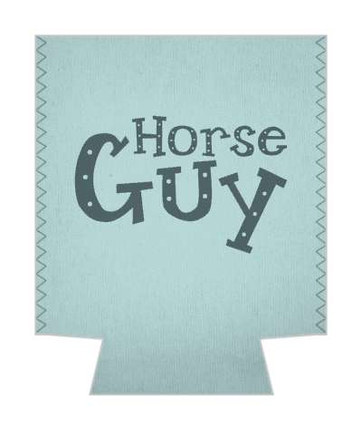 cute horserider horse guy stickers, magnet