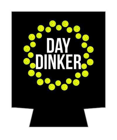 day dinker pickleball word play balls stickers, magnet
