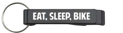 dedication life eat sleep bike stickers, magnet