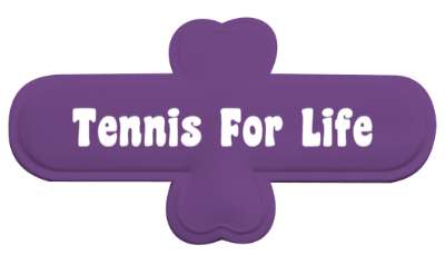 dedication tennis for life stickers, magnet