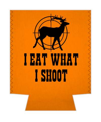 deer in target hunting i eat what i shoot stickers, magnet