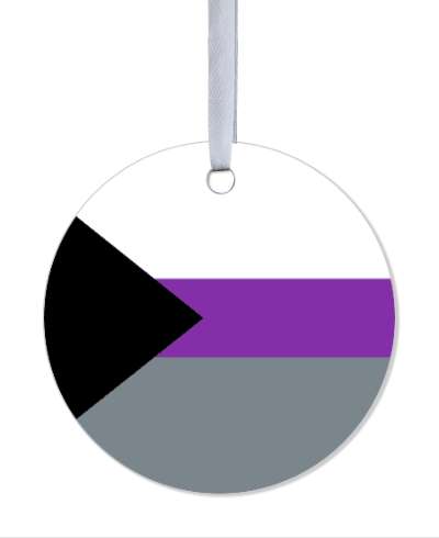demisexual pride flag lgbt metal circle stickers, magnet