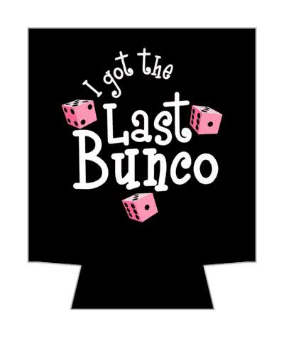 dice i got the last bunco black pink stickers, magnet
