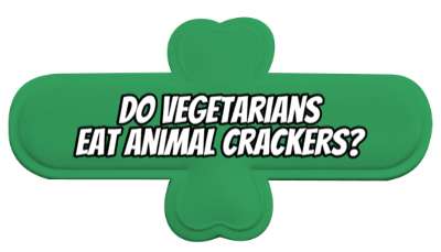 do vegetarians eat animal crackers funny stickers, magnet