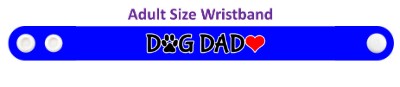 dog dad paw print heart stickers, magnet
