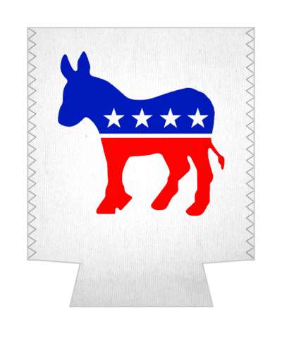 donkey symbol party support left democrat dem stickers, magnet