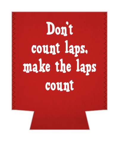 dont count laps make the laps count competitive swimming stickers, magnet