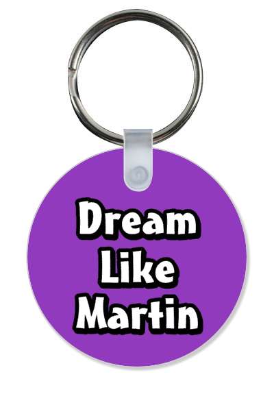 dream like martin luther king jr mlk purple stickers, magnet
