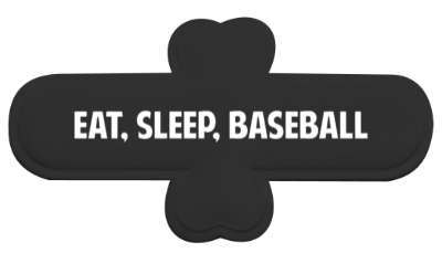 eat sleep baseball lifestyle stickers, magnet