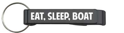 eat sleep boat life water stickers, magnet