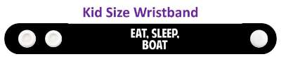 eat sleep boat lifestyle stickers, magnet