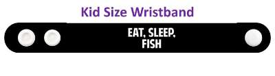 eat sleep fish water fishing stickers, magnet