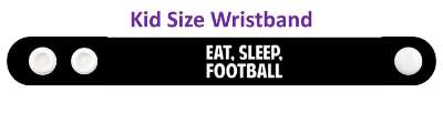 eat sleep football fun game stickers, magnet