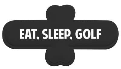 eat sleep golf all day golfer stickers, magnet