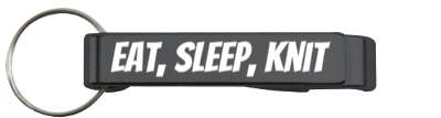 eat sleep knit knitting lifestyle stickers, magnet