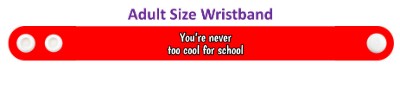 education youre never too cool for school truth stickers, magnet