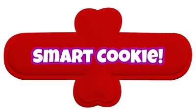 encouragement smart cookie stickers, magnet