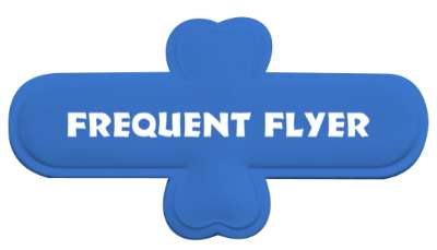 enthusiast frequent flyer passenger fun stickers, magnet