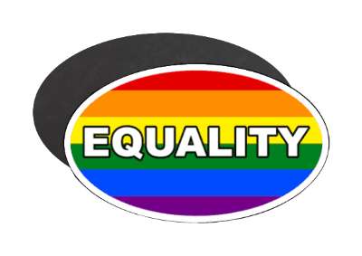 equality lgbt pride flag colors stickers, magnet