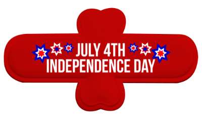 explosions boom fireworks july 4th independence day stickers, magnet