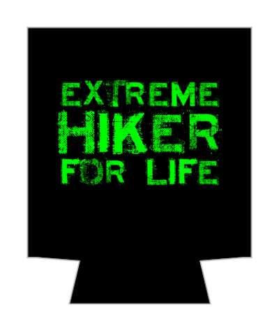extreme hiker for life grunge texture stickers, magnet